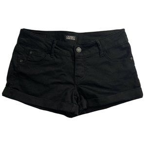 Celebrity Pink Black Cuffed Shorts Size 7